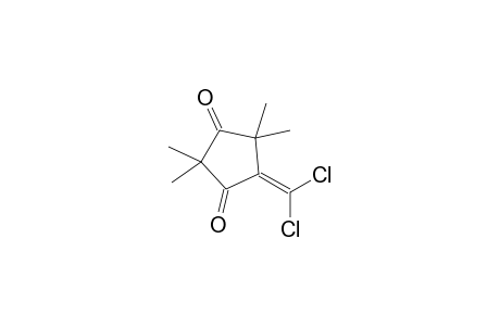5-(dichloromethylene)-2,2,4,4-tetramethyl-cyclopentane-1,3-dione
