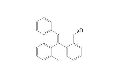 Benzene, 1-(methyl-d)-2-[1-(2-methylphenyl)-2-phenylethenyl]-, (E)-