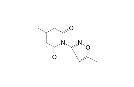 3-methyl-N-(5-methyl-3-isoxazolyl)glutarimide