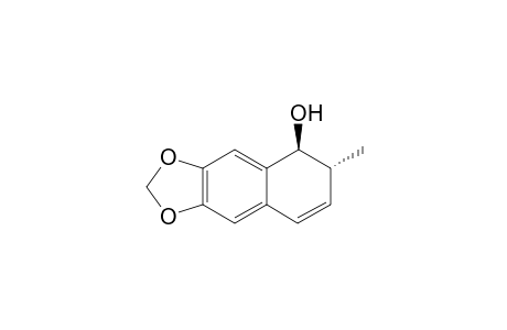 (1S*,2R*)-2-Methyl-6,7-merhylenedioxy-1,2-dihydronaphth-1-ol