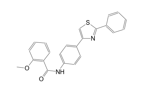 benzamide, 2-methoxy-N-[4-(2-phenyl-4-thiazolyl)phenyl]-