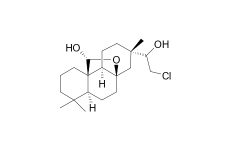 16-Chloro-8,20-epoxy-15.eta.,20-isopimarenediol