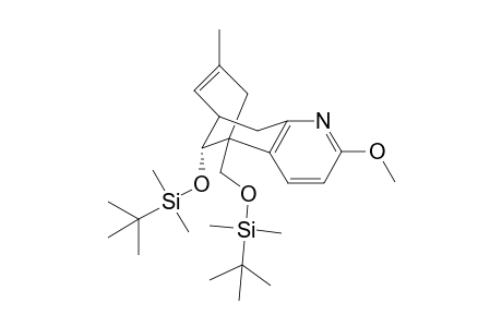 (13 R*)-1-[(t-Butyldimethylsilyl)oxymethyl]-5-methoxy-6-aza-11-methyl-13-[(t-buyldimethylsilyl)oxy]-tricyclo[7.3.1.0(2,7)]trideca-2(7),3,5,10-tetraene
