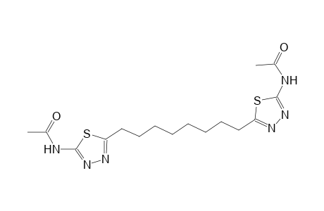 N-(5-{8-[5-(acetylamino)-1,3,4-thiadiazol-2-yl]octyl}-1,3,4-thiadiazol-2-yl)acetamide