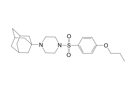 1-(1-Adamantyl)-4-[(4-propoxyphenyl)sulfonyl]piperazine