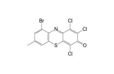 9-BROMO-7-METHYL-1,2,4-TRICHLORO-3H-PHENOTHIAZIN-3-ONE