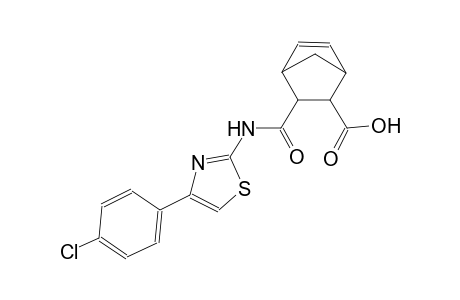 bicyclo[2.2.1]hept-5-ene-2-carboxylic acid, 3-[[[4-(4-chlorophenyl)-2-thiazolyl]amino]carbonyl]-