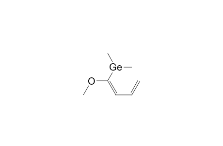 (Z)-1-Methoxy-1-(dimethylgermyl)-1,3-butadiene