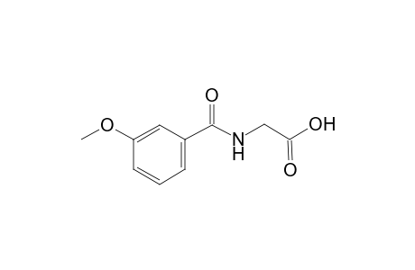 [(3-Methoxybenzoyl)amino]acetic acid