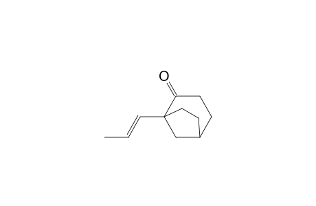 Bicyclo[3.2.1]octan-2-one, 1-(1-propenyl)-