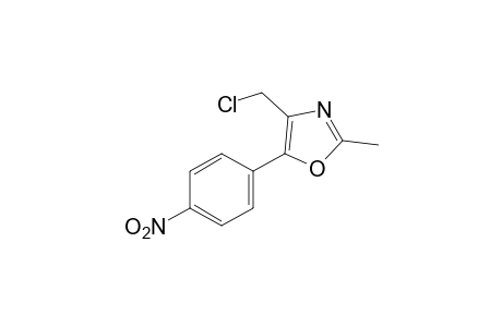 4-chloromethyl-2-methyl-5-(p-nitrophenyl)oxazole