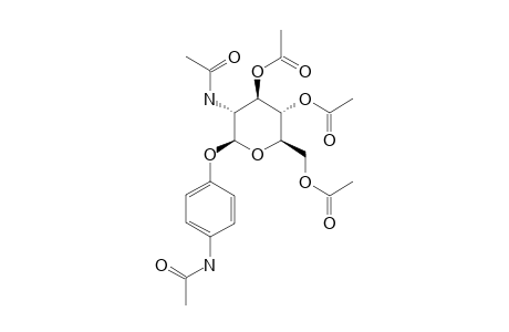 PARA-N-ACETAMIDOPHENYL-2-ACETAMIDO-3,4,6-TRI-O-ACETYL-2-DEOXY-BETA-D-GLUCOPYRANOSIDE