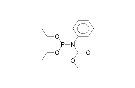 DIETHYL N-PHENYL-N-METHOXYCARBONYLAMIDOPHOSPHITE