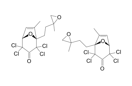 2,2,4,4-TETRACHLORO-1-(3,4-EPOXY-3-METHYLBUTYL)-7-METHYL-8-OXABICYCLO-[3.2.1]-OCT-6-EN-3-ONE