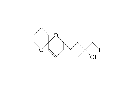 4-(1,7-Dioxa-spiro<5.5>undec-4-en-2-yl)-1-iodo-2-methyl-butan-2-ol