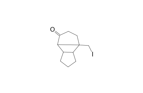 6-(iodomethyl)tricyclo[5.3.0.0(2,6)]-3-decanone (a)