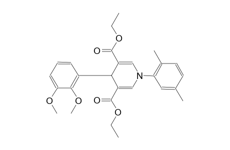 4-(2,3-dimethoxyphenyl)-1-(2,5-dimethylphenyl)-4H-pyridine-3,5-dicarboxylic acid diethyl ester