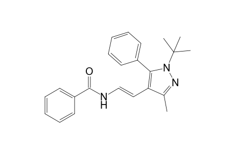 N-[(E)-2-(1-tert-butyl-3-methyl-5-phenyl-4-pyrazolyl)ethenyl]benzamide