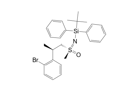(R*,R*)-N-(tert-Butyldiphenylsilyl) 2-(2-Bromophenyl)propyl Methyl Sulfoximine