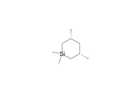 Silacyclohexane, 1,1,3,5-tetramethyl-, cis-