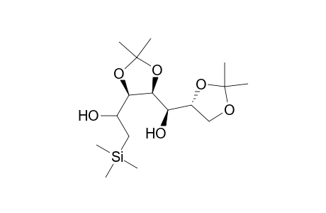 D-manno-Heptitol, 1-deoxy-3,4:6,7-bis-O-(1-methylethylidene)-1-(trimethylsilyl)-, (2.xi.)-
