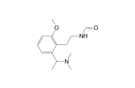 Formamide, N-[2-[2-[1-(dimethylamino)ethyl]-6-methoxyphenyl]ethyl]-, (.+-.)-