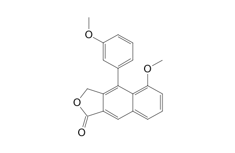 Naphtho[2,3-c]furan-1(3H)-one, 5-methoxy-4-(3-methoxyphenyl)-