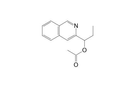 (+-)-Acetic acid 1-(isoquinolin-3-yl)propyl ester