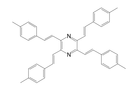2,3,5,6-Tetrakis((E)-4-methylstyryl)pyrazine