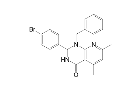 1-Benzyl-2-(4-bromophenyl)-5,7-dimethyl-2,3-dihydropyrido[2,3-d]pyrimidin-4(1H)-one