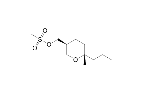 (2S,5S)-5-(methanesulfonyloxymethyl)-2-methyl-2-propyltetrahydropyran