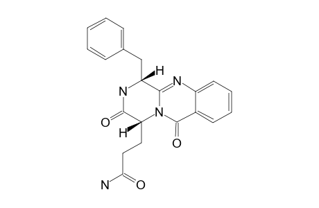 VERRUCINE-A;(1S,4S)-1,3,4,6-TETRAHYDRO-3,6-DIOXO-1-(PHENYLMETHYL)-2H-PYRAZINO-[2,1-B]-QUINAZOLINE-4-PROPANAMIDE