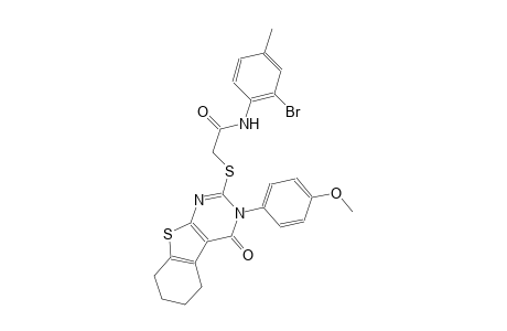 N-(2-bromo-4-methylphenyl)-2-{[3-(4-methoxyphenyl)-4-oxo-3,4,5,6,7,8-hexahydro[1]benzothieno[2,3-d]pyrimidin-2-yl]sulfanyl}acetamide