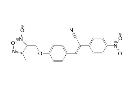 benzeneacetonitrile, alpha-[[4-[(4-methyl-2-oxido-1,2,5-oxadiazol-3-yl)methoxy]phenyl]methylene]-4-nitro-