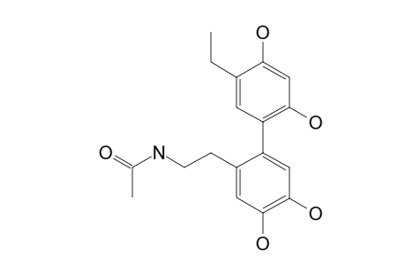 N-[2-(5'-ETHYL-2',4,4',5-TERAHYDROXYBIPHENYL-2-YL)-ETHYL]-ACETAMIDE