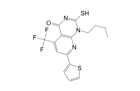 pyrido[2,3-d]pyrimidin-4(1H)-one, 1-butyl-2-mercapto-7-(2-thienyl)-5-(trifluoromethyl)-