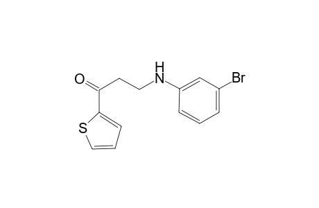3-(3-bromoanilino)-1-(2-thienyl)propan-1-one