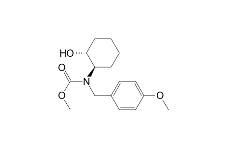 Carbamic acid, (2-hydroxycyclohexyl)[(4-methoxyphenyl)methyl]-, methyl ester, trans-