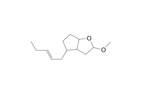 2H-Cyclopenta[b]furan, hexahydro-2-methoxy-4-(2-pentenyl)-, [2.alpha.,3a.alpha.,4.beta.(Z),6a.alpha.]-(.+-.)-