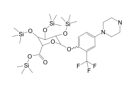 TFMPP-M (HO-glucuronide) 4TMS