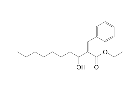 (2Z)-3-hydroxy-2-(phenylmethylene)decanoic acid ethyl ester