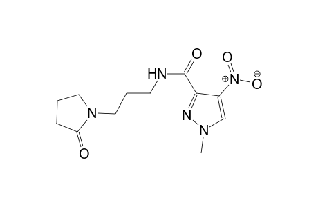 1-methyl-4-nitro-N-[3-(2-oxo-1-pyrrolidinyl)propyl]-1H-pyrazole-3-carboxamide