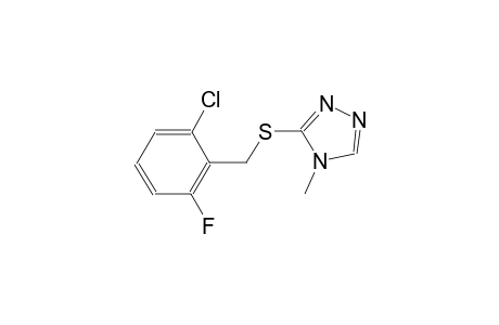 3-[(2-chloro-6-fluorobenzyl)sulfanyl]-4-methyl-4H-1,2,4-triazole