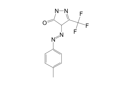 4-PARA-TOLYLAZO-5-TRIFLUOROMETHYL-2,4-DIHYDROPYRAZOL-3-ONE