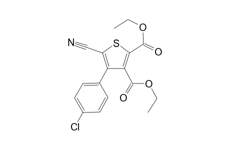 Diethyl 4-(4-Chlorophenyl)-5-cyanothiophene-2,3-dicarboxylate