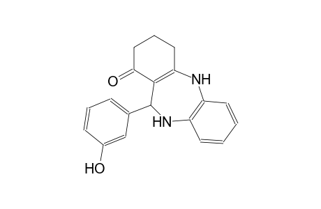 1H-dibenzo[b,e][1,4]diazepin-1-one, 2,3,4,5,10,11-hexahydro-11-(3-hydroxyphenyl)-