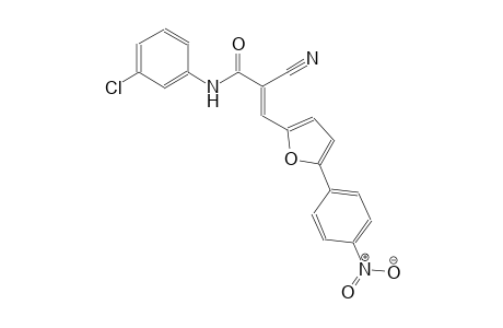 (2E)-N-(3-chlorophenyl)-2-cyano-3-[5-(4-nitrophenyl)-2-furyl]-2-propenamide