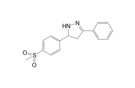 5-(4-(Methylsulfonyl)phenyl)-3-phenyl4,5-dihydro-1H-pyrazole