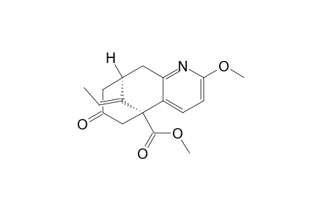 (5R*,9R*,11E)-Methyl 11-ethylidene-7,8,9,10-tetrahydro-2-methoxy-7-oxo-5,9-methanocycloocta[b]pyridine-5(6H)-carboxylate