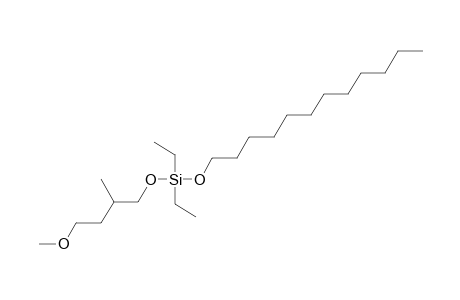 Silane, diethyldodecyloxy(2-methyl-4-methoxybutoxy)-